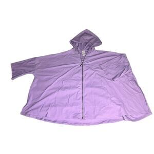 Wynne Layers Hoodie Jacket Women Sz M/L Oversized Unstructured Lilac Pastel